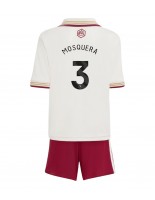 Arsenal Cristhian Mosquera #3 Alternativní dres pro děti 2025-26 Krátký Rukáv (+ trenýrky)